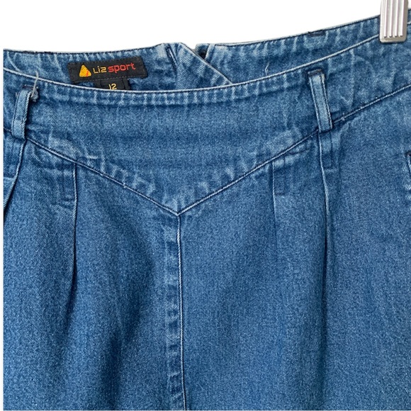 LIZSPORT pencil vintage mini denim skirt - Picture 3 of 9